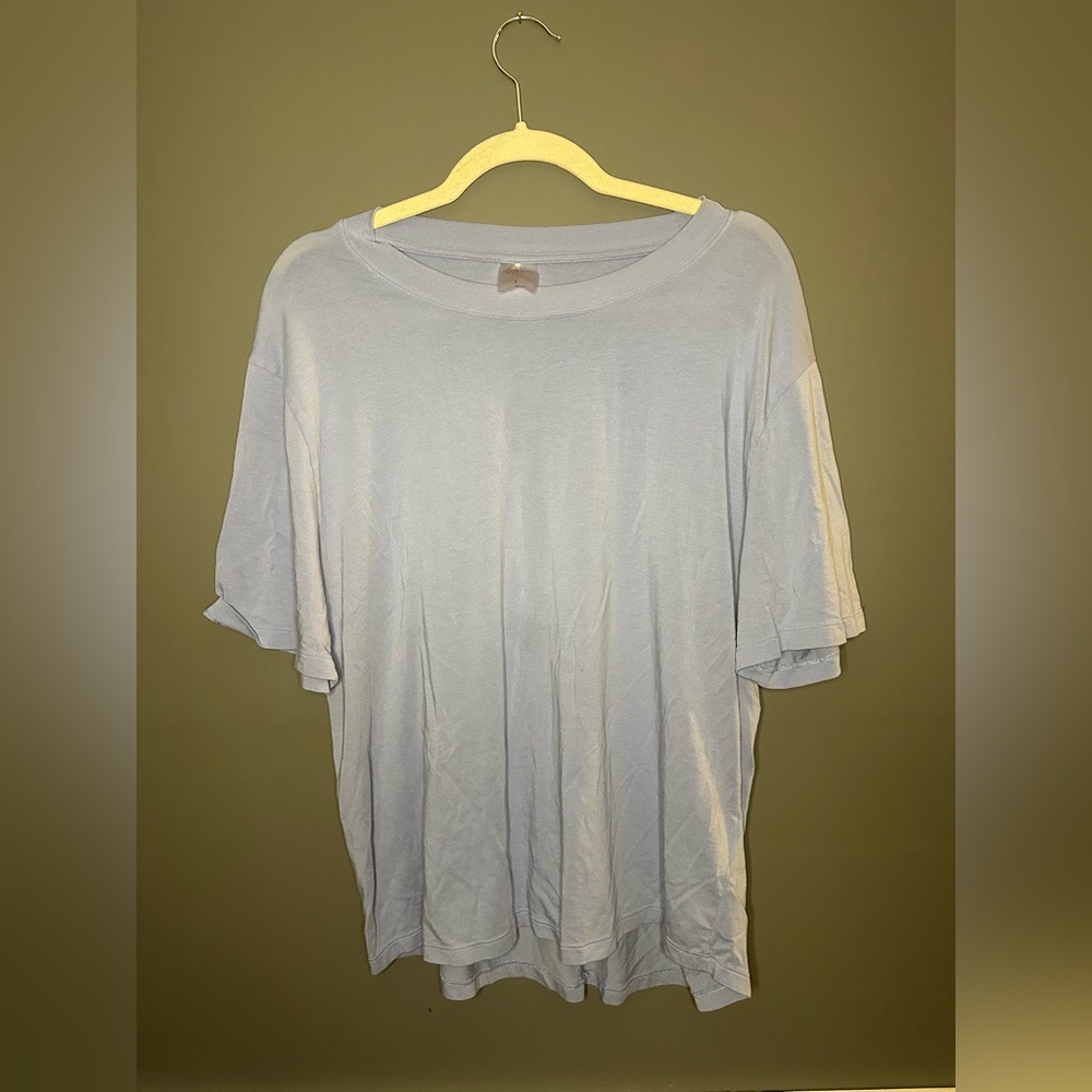 Calia Light Blue Oversized Short Sleeve Tee